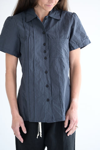 Pintuck Shirt in Cotton