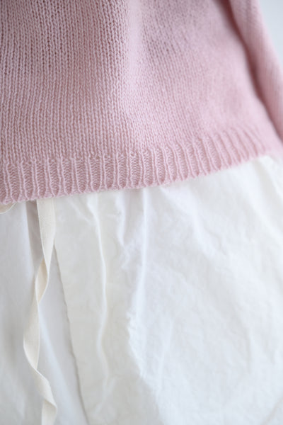 #185 Cashmere V Neck in Pinky