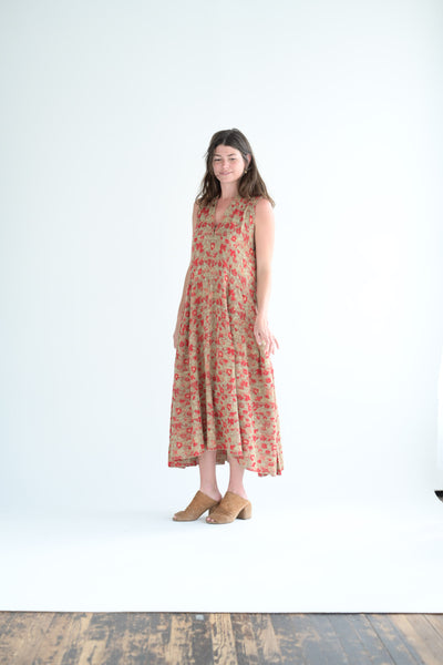 Burning Dress Sand/Red