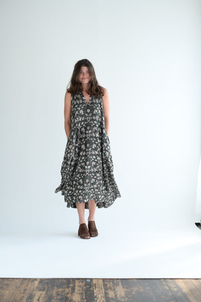 Burning Dress Brown/Green