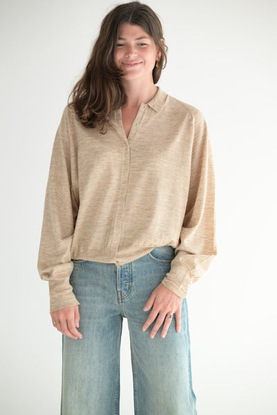 Zoning Shirt in Oatmeal