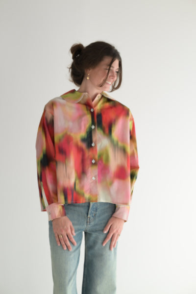 Sophia Blouse in Eating Flowers
