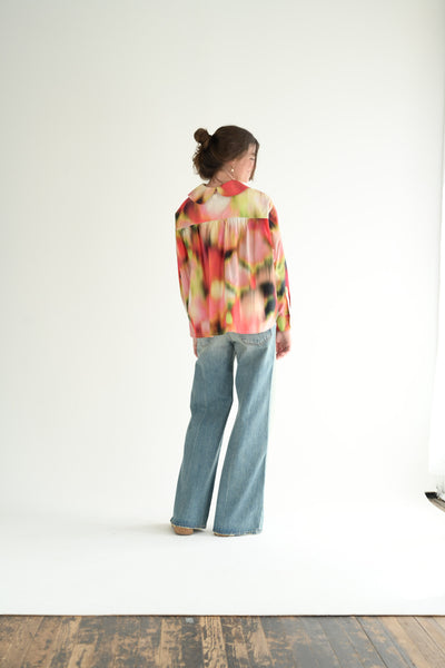 Sophia Blouse in Eating Flowers