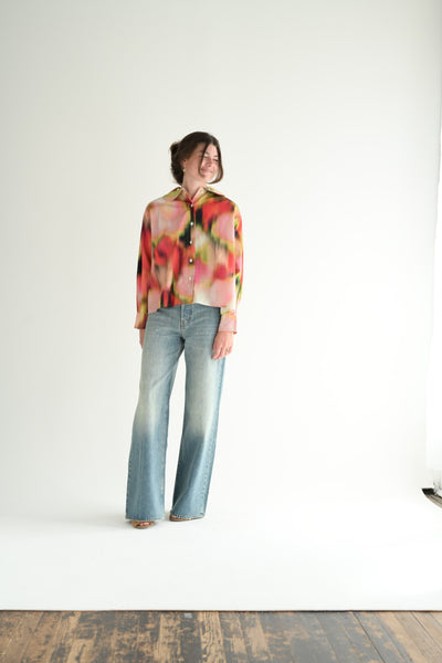 Sophia Blouse in Eating Flowers
