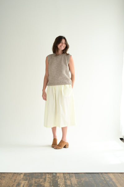 Carocota Skirt in Gelato al Limone