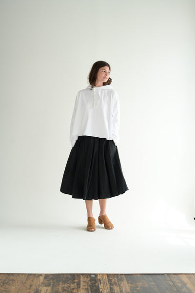Pleated Skirt TC in Black