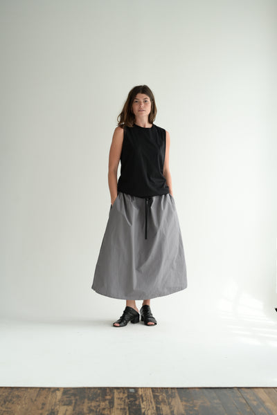 One Seam Sleeveless Top in Black