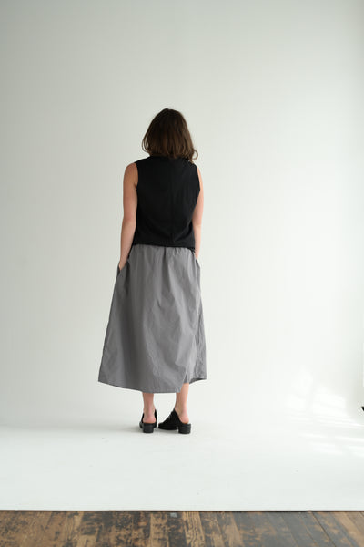 One Seam Sleeveless Top in Black