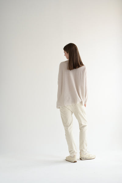 Cashmere Cardigan in Fog