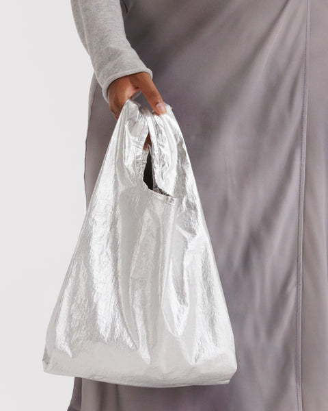 Baby Baggu Reusable Bag -  Chrome Metallic
