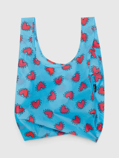 Standard Reusable Bag - Keith Haring Hearts