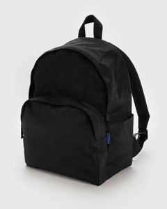 Large Nylon Backpack in Black
