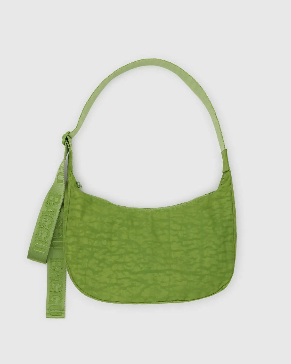 Medium Nylon Crescent Bag - Green Juice