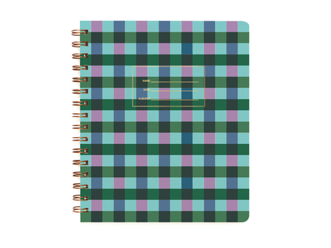 Standard Notebook - Plaid Cover