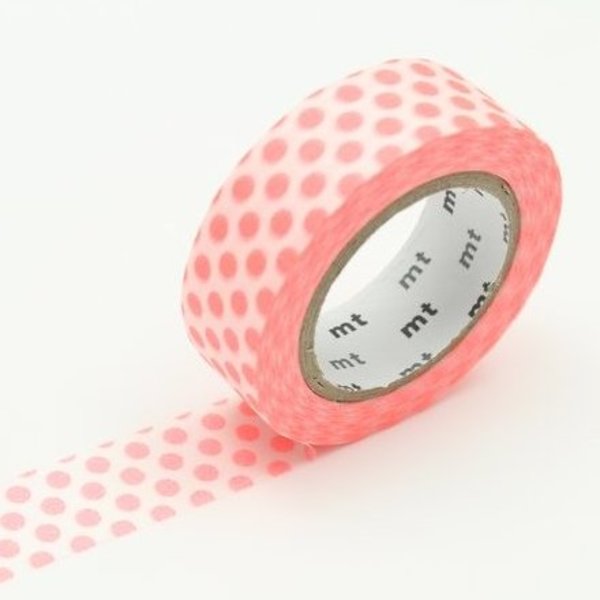 Washi Tape -  Shocking Pink Polka Dots
