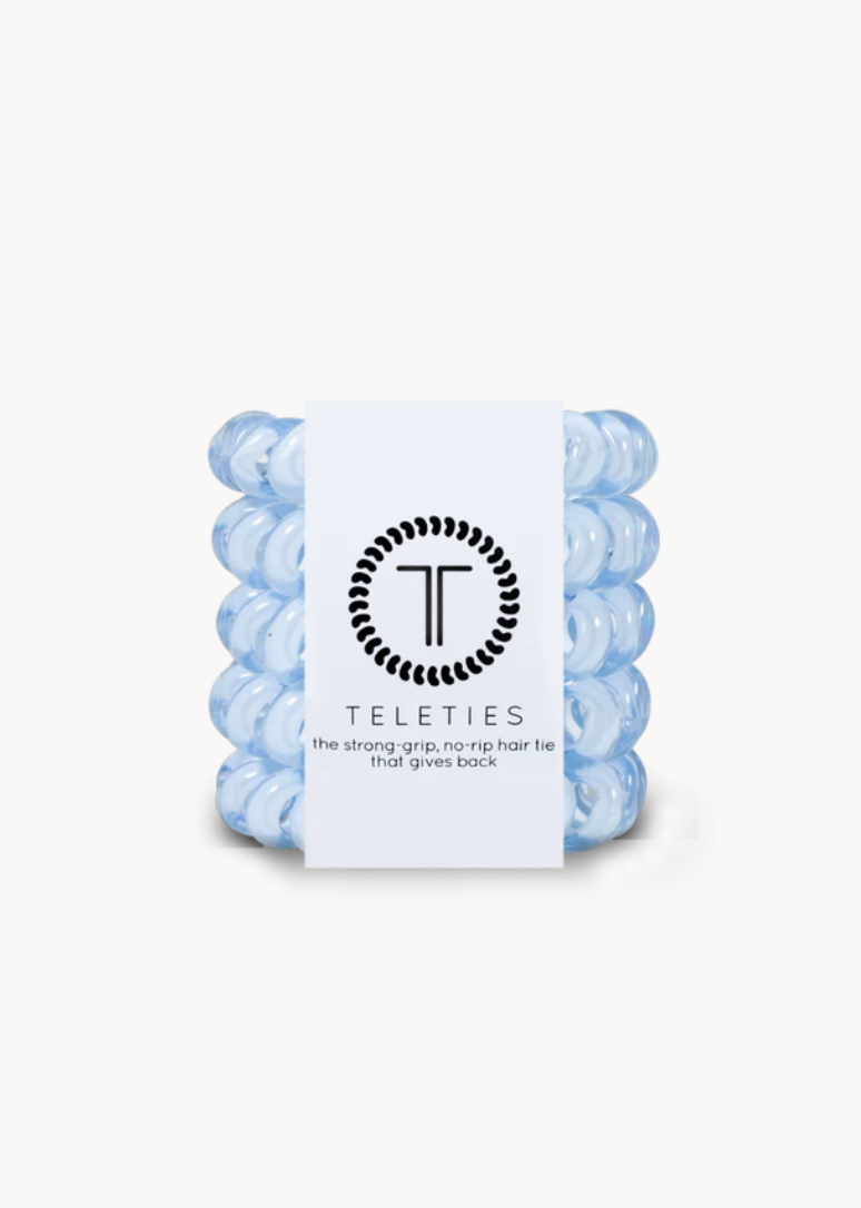 Tiny Teleties in Washed Denim