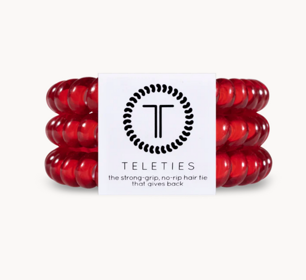 Small Teleties in Scarlet Red