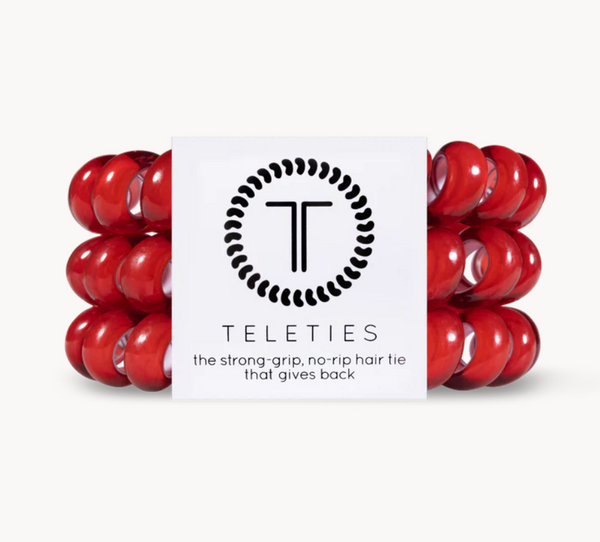 Large Teleties in Scarlet Red