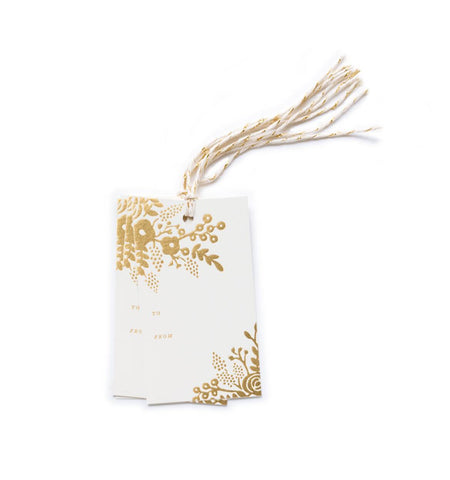 Gold Lace Gift Tags